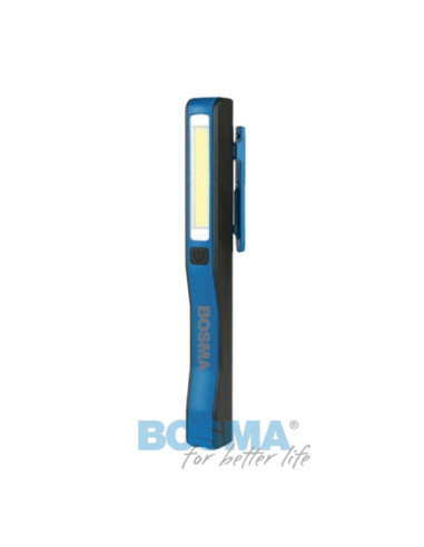 Latarka Długopisowa Kieszonkowa LED Ładowana USB Bosma | LED 150Lm COB