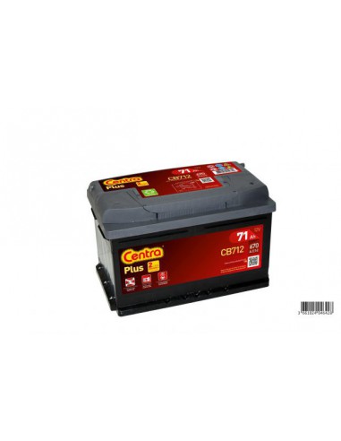 Akumulator Centra Plus 12V 71AH/670A P+ CB712