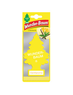 Zapach Samochodowy Choinka WUNDER-BAUM – Wanilia Żółty