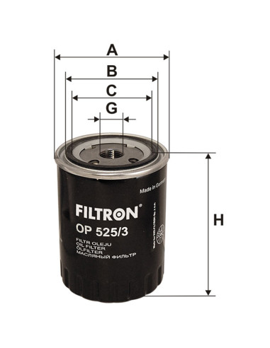 Filtr Oleju Filtron | 525/3 OP